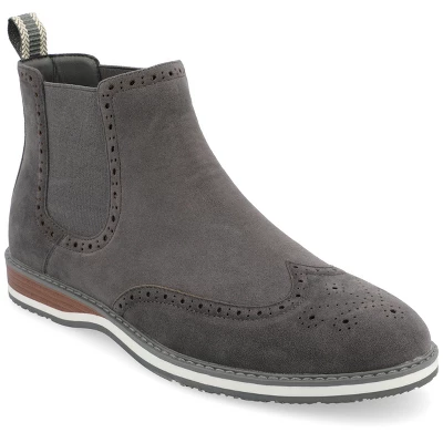 Vance Co. Thorpe Tru Comfort Foam Wingtip Slip-on Chelsea Boot 12 Vance Co. Thorpe Tru Comfort Foam Wingtip Slip-on Chelsea Boot - Image 12
