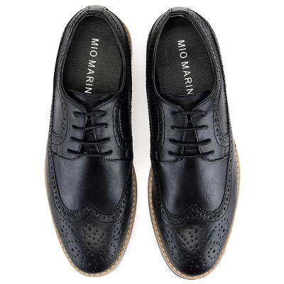 Mio Marino - Men's Ornate Wingtip Oxford Shoes 1 Mio Marino - Men's Ornate Wingtip Oxford Shoes