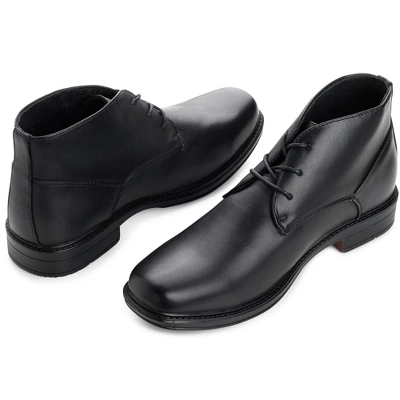Alpine Swiss Mens Leather Lined Dressy Ankle Boots 3 Alpine Swiss Mens Leather Lined Dressy Ankle Boots - Image 3