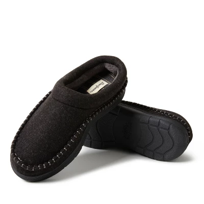Dearfoams Men's Thompson Wool Blend Whipstitch Clog Indoor/Outdoor Slipper 1 Dearfoams Men's Thompson Wool Blend Whipstitch Clog Indoor/Outdoor Slipper