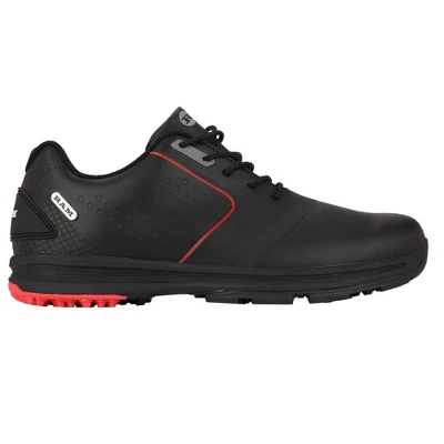 Ram Golf Player Mens Waterproof Golf Shoes Black/Red 1 Ram Golf Player Mens Waterproof Golf Shoes Black/Red