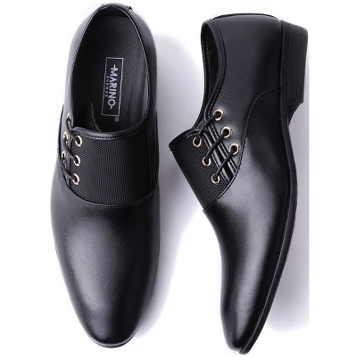 Mio Marino - Men's Side Tie Dress Shoes 2 Mio Marino - Men's Side Tie Dress Shoes - Image 2