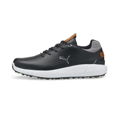 Puma Men's Ignite Articulate Leather Golf Shoes - Black/Silver 1 Puma Men's Ignite Articulate Leather Golf Shoes - Black/Silver