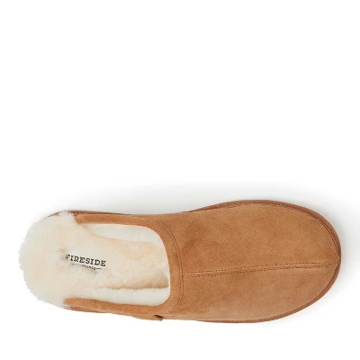 Fireside By Dearfoams Men's Warwick Genuine Shearling Scuff Slipper 1 Fireside By Dearfoams Men's Warwick Genuine Shearling Scuff Slipper