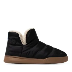 Dearfoams Mens Bryant Nylon Puffer Indoor/Outdoor Slipper Boot