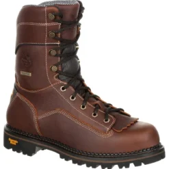 Men's Georgia Boot AMP LT Logger Low Heel Waterproof Work Boot -Dockers Shoes Shop GUEST 1f31065e 9ae5 485f a939 063821e674f7