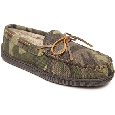 Minnetonka Men's Suede Pile Lined Hardsole Moc Slipper 11 Minnetonka Men's Suede Pile Lined Hardsole Moc Slipper - Image 11