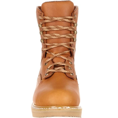 Men's Brown Georgia Boot Wedge Steel Toe Work Boot Size 11(Wide) 2 Men's Brown Georgia Boot Wedge Steel Toe Work Boot Size 11(Wide) - Image 2