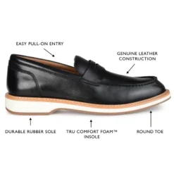 Thomas & Vine Watkins Wide Width Embossed Penny Loafer -Dockers Shoes Shop GUEST 28daba8d 0340 4bc7 a8e8 7a258cb0518e