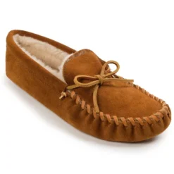 Minnetonka Men's Suede Pile Lined Softsole Moccasin Slippers -Dockers Shoes Shop GUEST 29e1478f 57fd 4904 b652 e98be3e0f9b9