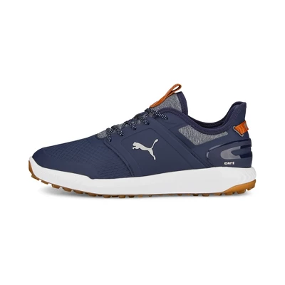 Puma Men's Ignite Elevate Spikeless Golf Shoes - Navy/Silver 1 Puma Men's Ignite Elevate Spikeless Golf Shoes - Navy/Silver