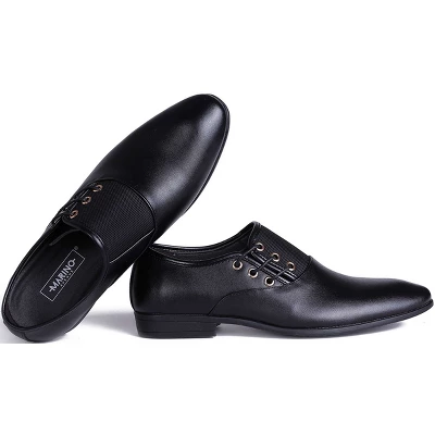 Mio Marino - Men's Side Tie Dress Shoes 4 Mio Marino - Men's Side Tie Dress Shoes - Image 4