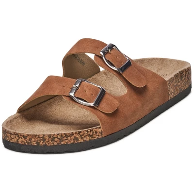 Alpine Swiss Mens Double Strap Casual Slides Flat Sandals 7 Alpine Swiss Mens Double Strap Casual Slides Flat Sandals - Image 7
