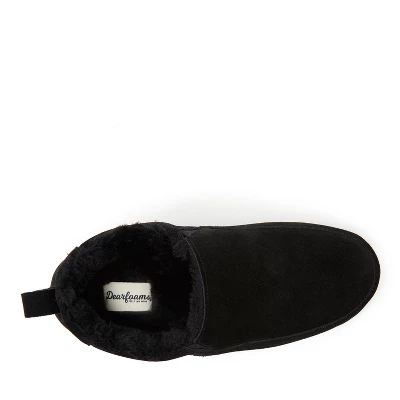 Dearfoams Men's Graham Genuine Suede Closed Back Indoor/Outdoor Slipper 3 Dearfoams Men's Graham Genuine Suede Closed Back Indoor/Outdoor Slipper - Image 3