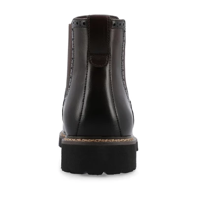 Vance Co. Hogan Tru Comfort Foam Wingtip Slip-on Chelsea Boot 2 Vance Co. Hogan Tru Comfort Foam Wingtip Slip-on Chelsea Boot - Image 2