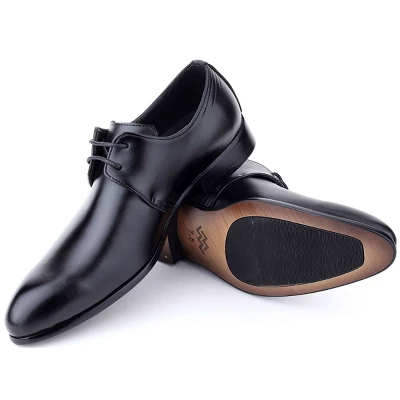 Mio Marino - Men's Plain Toe Oxford Dress Shoes 3 Mio Marino - Men's Plain Toe Oxford Dress Shoes - Image 3