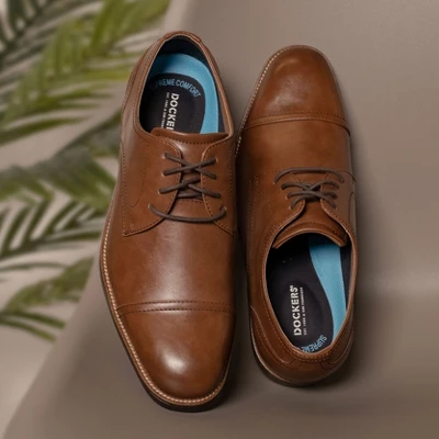 Dockers Mens Baytown Dress Captoe Oxford Lace Up Shoes 6 Dockers Mens Baytown Dress Captoe Oxford Lace Up Shoes - Image 6