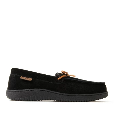 Dearfoams Men's Westboro Genuine Suede Energy Return Moccasin Slippers 2 Dearfoams Men's Westboro Genuine Suede Energy Return Moccasin Slippers - Image 2
