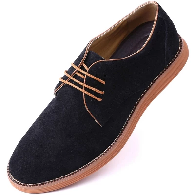 Mio Marino - Men's Elegant Suede Oxford Shoes 7 Mio Marino - Men's Elegant Suede Oxford Shoes - Image 7