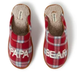 Dearfoams Men's Papa Bear Red Plaid Scuff Slippers 9 Dearfoams Men's Papa Bear Red Plaid Scuff Slippers -Dockers Shoes Shop GUEST 47f5110e dbea 450b 8fd6 e3168dc6fa7b