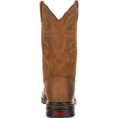 Rocky Boots Men's Brown Rocky Original Ride Branson Roper Waterproof Western Boots Size 7(Wide) 3 Rocky Boots Men's Brown Rocky Original Ride Branson Roper Waterproof Western Boots Size 7(Wide) - Image 3