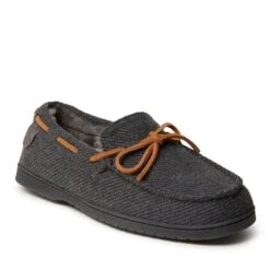 Fireside By Dearfoams Men's Grafton Microwool And Genuine Shearling Moccasin -Dockers Shoes Shop GUEST 522b196d 7563 4b78 9cd4 a94860c04708
