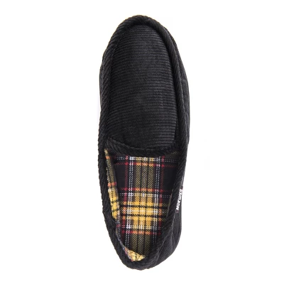 MUK LUKS Men's Corduroy Slipper With Flannel Lining 5 MUK LUKS Men's Corduroy Slipper With Flannel Lining - Image 5