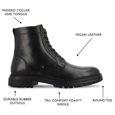 Vance Co. Denver Tru Comfort Foam Plain Toe Lace-up Ankle Boot 7 Vance Co. Denver Tru Comfort Foam Plain Toe Lace-up Ankle Boot - Image 7