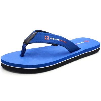 Alpine Swiss Mens Flip Flops Beach Sandals Lightweight EVA Sole Comfort Thongs 8 Alpine Swiss Mens Flip Flops Beach Sandals Lightweight EVA Sole Comfort Thongs - Image 8