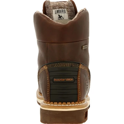 Men's Brown Georgia Boot AMP LT Wedge Waterproof Moc-Toe Work Boot Size 14(Wide) 3 Men's Brown Georgia Boot AMP LT Wedge Waterproof Moc-Toe Work Boot Size 14(Wide) - Image 3