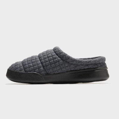 Dluxe By Dearfoams Men's Julien Clog Slippers - Gray 1 Dluxe By Dearfoams Men's Julien Clog Slippers - Gray