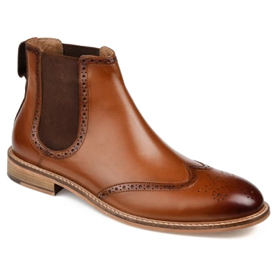 Thomas & Vine Medium And Wide Width Mens Watson Tru Comfort Foam Pull-on Wingtip Chelsea Boot 10 Thomas & Vine Medium And Wide Width Mens Watson Tru Comfort Foam Pull-on Wingtip Chelsea Boot - Image 10