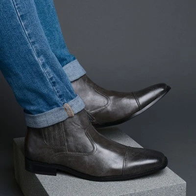 Vance Co. Men's Medium And Wide Width Alex Chelsea Boot 8 Vance Co. Men's Medium And Wide Width Alex Chelsea Boot - Image 8