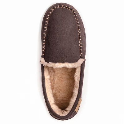 RockDove Men's Carter Faux Fur Lined Microsuede Moc Slipper 4 RockDove Men's Carter Faux Fur Lined Microsuede Moc Slipper - Image 4