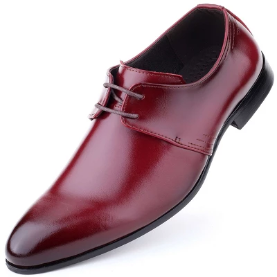 Mio Marino - Men's Plain Toe Oxford Dress Shoes 7 Mio Marino - Men's Plain Toe Oxford Dress Shoes - Image 7