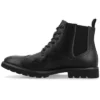Vance Co. Bowman Tru Comfort Foam Wingtip Lace-up Ankle Boot