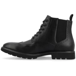 Vance Co. Bowman Tru Comfort Foam Wingtip Lace-up Ankle Boot