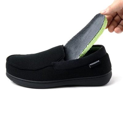 RockDove Men's SILVADUR Anti-Odor Moc Slipper With Removable Insole 2 RockDove Men's SILVADUR Anti-Odor Moc Slipper With Removable Insole - Image 2