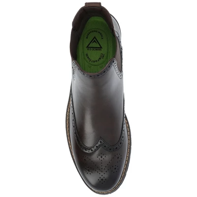 Vance Co. Hogan Tru Comfort Foam Wingtip Slip-on Chelsea Boot 3 Vance Co. Hogan Tru Comfort Foam Wingtip Slip-on Chelsea Boot - Image 3