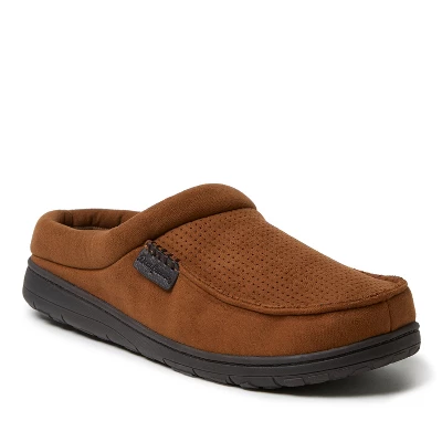 Dearfoams Men's Brendan Perforated Microsuede Moccasin Toe Clog 7 Dearfoams Men's Brendan Perforated Microsuede Moccasin Toe Clog - Image 7