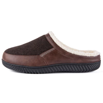 RockDove Men's Colton Faux Shearling Lined Slide Slipper 2 RockDove Men's Colton Faux Shearling Lined Slide Slipper - Image 2