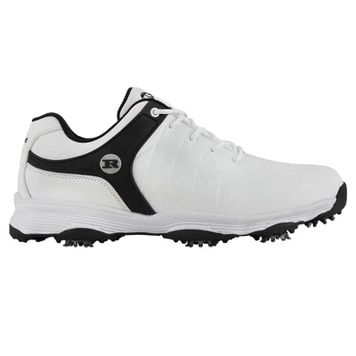 Ram Golf FX Tour Mens Waterproof Golf Shoes White/Black 1 Ram Golf FX Tour Mens Waterproof Golf Shoes White/Black