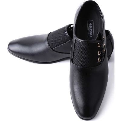 Mio Marino - Men's Side Tie Dress Shoes 3 Mio Marino - Men's Side Tie Dress Shoes - Image 3