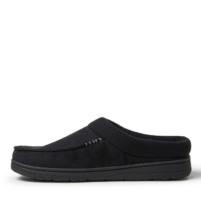 Dearfoams Men's Brendan Perforated Microsuede Moccasin Toe Clog 2 Dearfoams Men's Brendan Perforated Microsuede Moccasin Toe Clog - Image 2