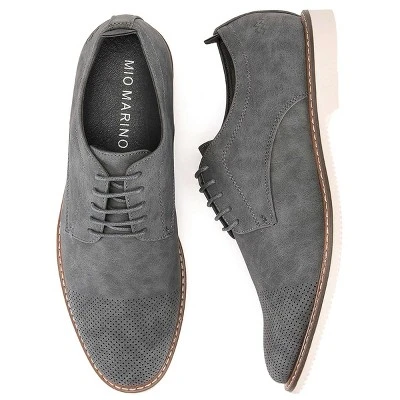 Mio Marino - Men's Oxford Casual Suede Shoes 2 Mio Marino - Men's Oxford Casual Suede Shoes - Image 2