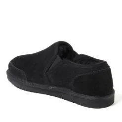 Fireside By Dearfoams Men's Ballarat Genuine Suede Closed Back Slipper