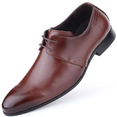 Mio Marino - Men's Plain Toe Oxford Dress Shoes 6 Mio Marino - Men's Plain Toe Oxford Dress Shoes - Image 6