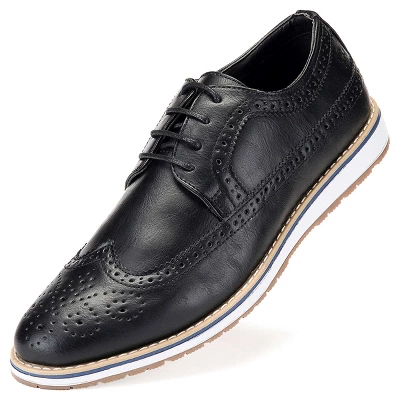 Mio Marino - Men's Ornate Wingtip Oxford Shoes 7 Mio Marino - Men's Ornate Wingtip Oxford Shoes - Image 7