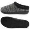 RockDove Men's Faux Fur Lined Hoodback Slide Slipper