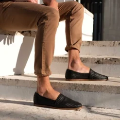 Nisolo Sustainable Men's Alejandro Woven Slip On -Dockers Shoes Shop GUEST 954f68cc fd44 41f4 b7a8 e362dfa7ea72